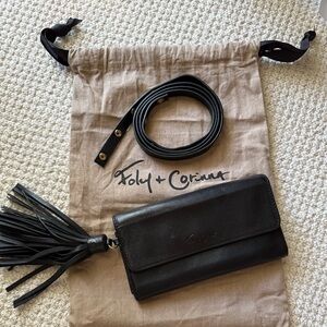 Foley + Corinna Black Clutch